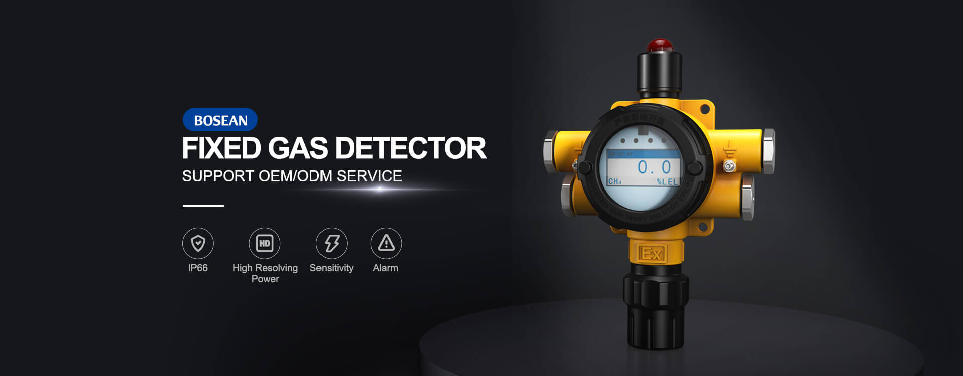 GT-K90 fixed gas detector IP66