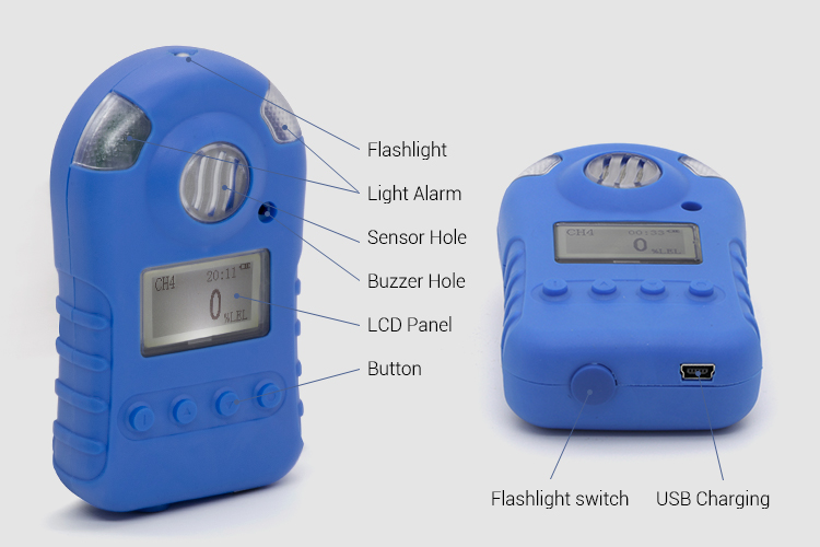 BH-90 Portable single gas detector