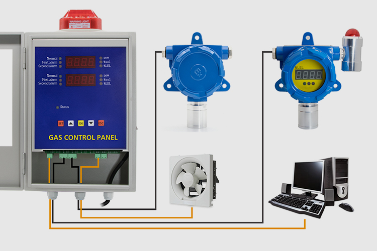 Fixed multi-function gas detector